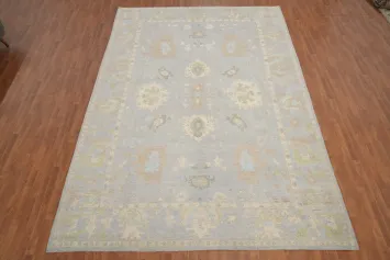 Vegetable Dye Wool Oushak Large Rug 10x15