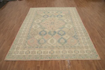 Vegetable Dye Kazak Oriental Area Rug 9x12