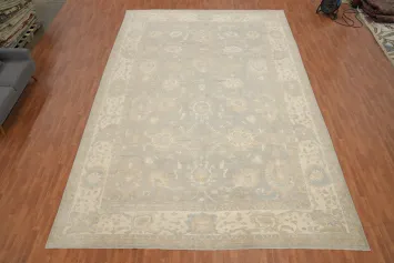 Vegetable Dye Oushak Oriental Large Rug 13x19