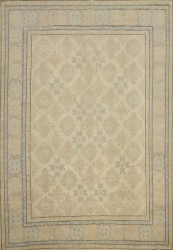 Vegetable Dye Kazak Handmade Wool Area Rug 8x10