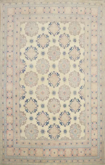 Geometric Kazak Vegetable Dye Area Rug 9x13