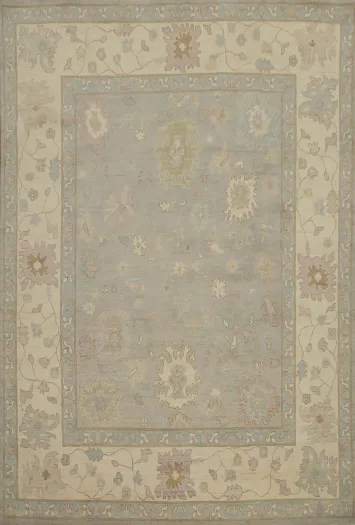 Vegetable Dye Oushak Oriental Area Rug 8x10