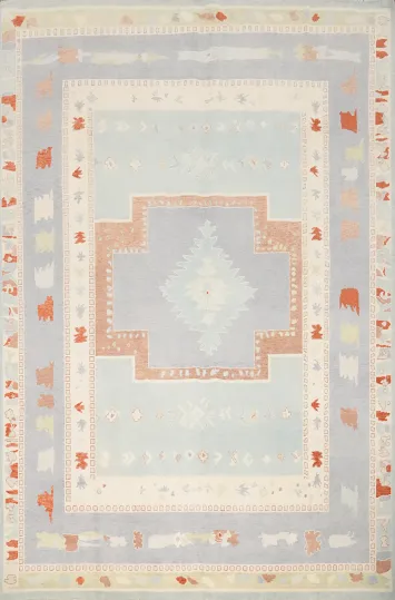 Vegetable Dye Gabbeh Persian Area Rug 8x10