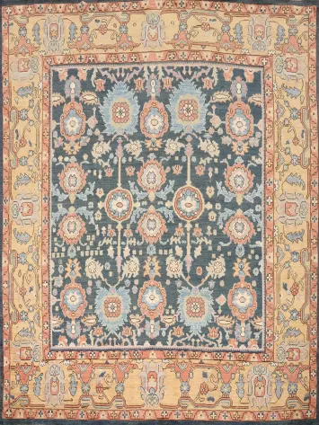 Vegetable Dye Heriz Serapi Oriental Area Rug 10x10