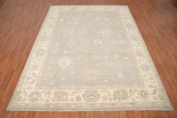 Vegetable Dye Oushak Oriental Area Rug 9x12