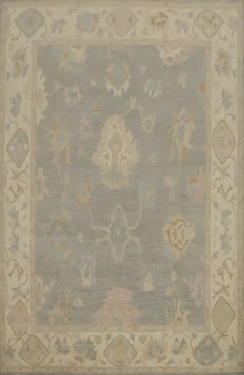 Vegetable Dye Oushak Oriental Area Rug 9x12