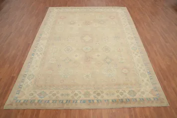 Vegetable Dye Kazak Oriental Area Rug 9x12