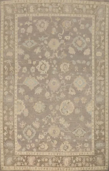 Vegetable Dye Oushak Oriental Large Rug 10x14