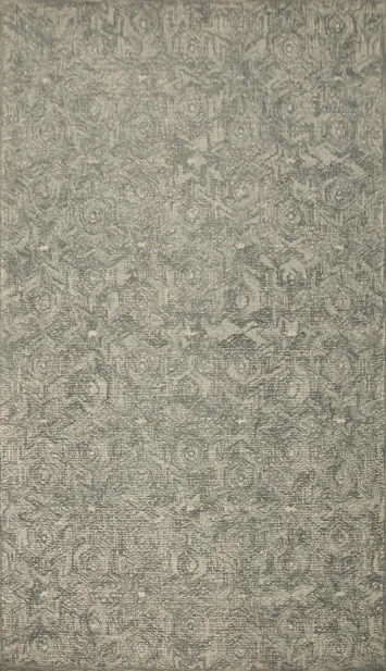 Luxurious Abstract Area Rug 5x8 with Subtle Geometric Intricacies