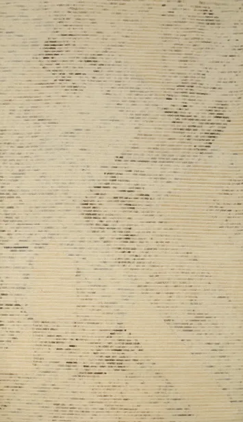 Elegant Tufted Wool Abstract Oriental Area Rug 5x8