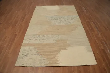 Handmade Wool Abstract Oriental Area Rug 5x8