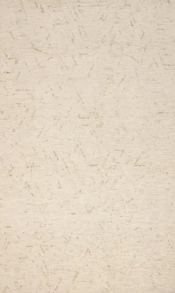 Elegant Minimalist Abstract Area Rug 5x8 with Subtle Textured Design