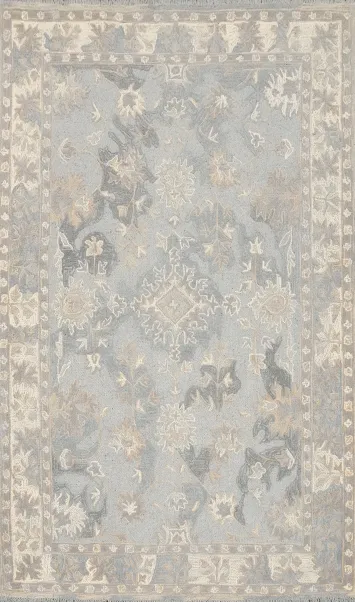 Hand Tufted Wool Oushak Oriental Area Rug 5x8