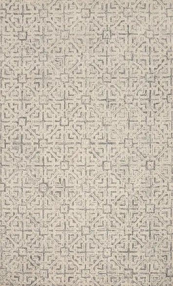 Elegant Geometric Maze Oriental Area Rug 5x8 for a Modern Aesthetic