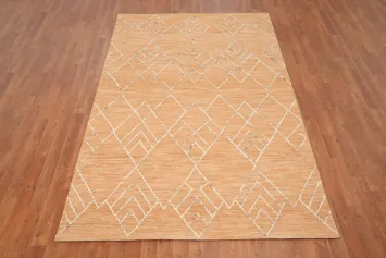 Earthy Geometric Modern Area Rug 5x8 for Chic Home Interiors