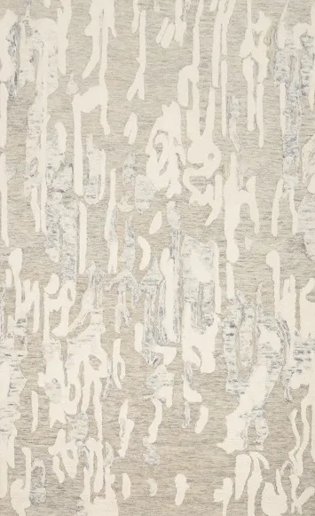 Elegant Textured Abstract Area Rug 5x8 for Modern Homes