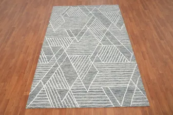Geometric Modern Area Rug 5x8 Ideal for Urban Home Aesthetics