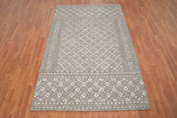 Elegant Gray Oriental Area Rug 5x8 for Modern Living Spaces