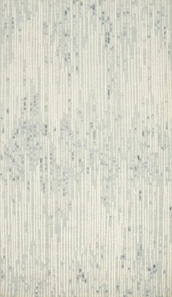Elegant Linear Modern Area Rug 5x8 in Soft Neutral Colors