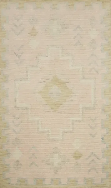Elegant Pastel Geometric Area Rug 5x8 for Modern Minimalist Spaces