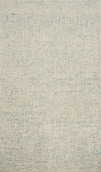 Versatile Neutral Abstract Area Rug 5x8 for Living Room or Office