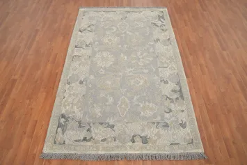 Hand tufted Wool Oushak Oriental Area Rug 5x8