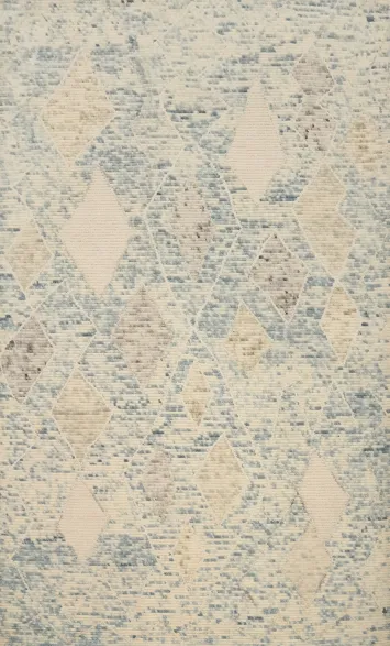 Soothing Geometric Elegance: A Contemporary Area Rug 5x8 Masterpiece