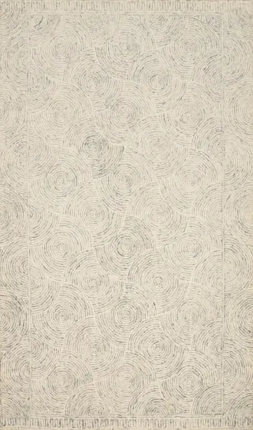 Subtle Swirl Design Area Rug 5x8 for Modern Minimalist Homes