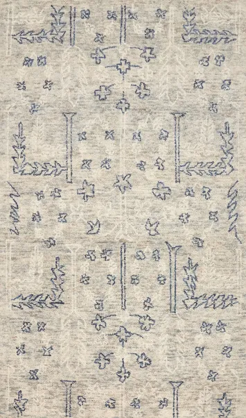 Elegant Hand Tufted Wool Oriental Area Rug 5x8