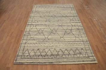 Trellis Wool Hand Tufted Oriental Area Rug 5x8