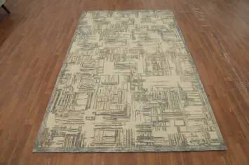 Sophisticated Abstract Area Rug 5x8 for a Living Room Decor