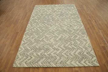 Chevron Modern Area Rug 5x8 for Contemporary Home Decor
