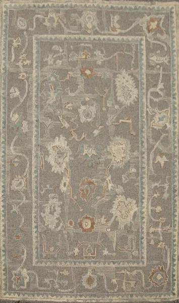 Hand Tufted Wool Oushak Oriental Area Rug 5x8