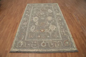 Hand Tufted Wool Oushak Oriental Area Rug 5x8