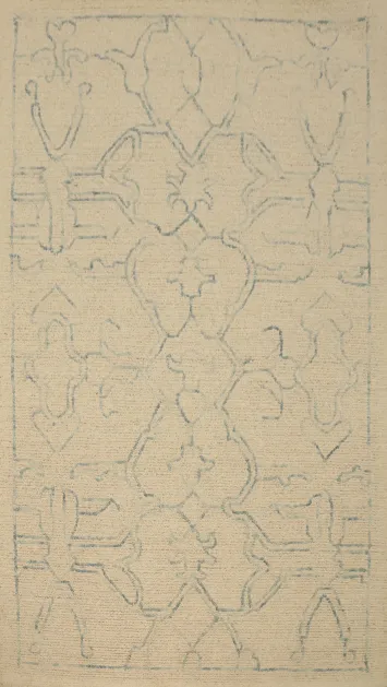 Elegant Neutral Tufted Area Rug 5x8 for Modern Decor
