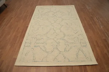 Elegant Neutral Tufted Area Rug 5x8 for Modern Decor