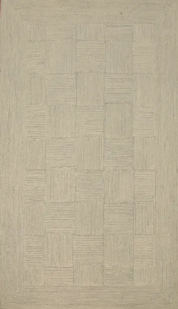 Elegant Checkered Modern Area Rug 5x8 Enhancing Any Room Style