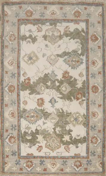 Classic Ornamental Modern Area Rug 5x8 Timeless Elegance