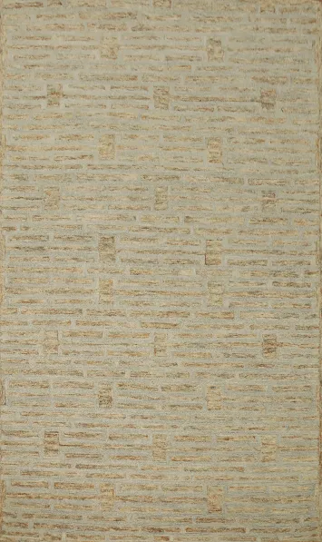 Hand tufted Modern Area Rug 5x8 with Subtle Textured Pattern