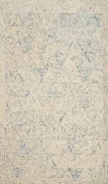 Hand Tufted Wool Abstract Area Rug 5x8
