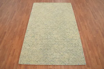 Stylish Neutral Toned Abstract Area Rug 5x8 for Modern Elegant Spaces