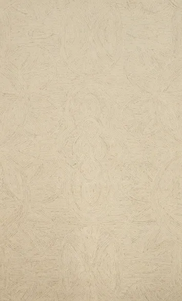Neutral Toned Abstract Area Rug 5x8 Ideal for Modern Living Spaces