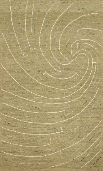Artistic Swirl Modern Area Rug 5x8 for Stylish Home Interiors