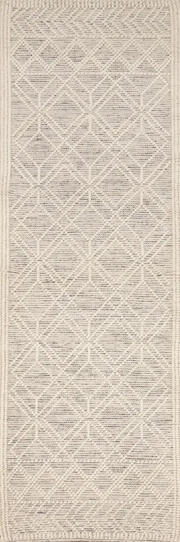 Trellis Wool Modern Gotti Design Runner Rug 3x9