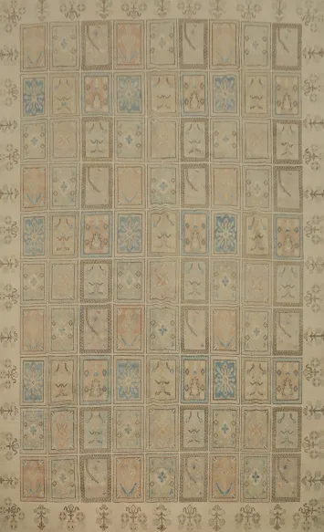 Vegetable Dye Kazak Oriental Large Rug 10x14