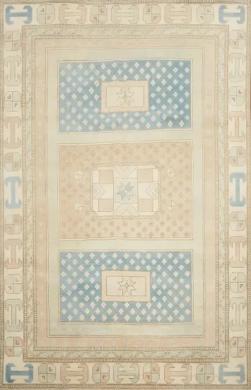 Vegetable Dye Kazak Oriental Area Rug 8x11