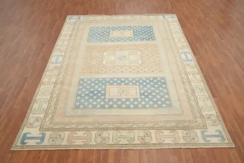 Vegetable Dye Kazak Oriental Area Rug 8x11