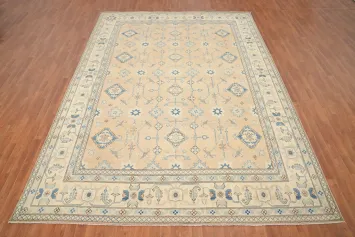 Vegetable Dye Kazak Handmade Large Area Rug 9x12