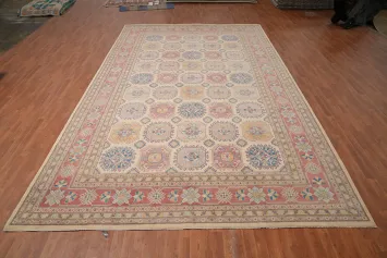 Vegetable Dye Kazak Oriental Large Rug 10x16
