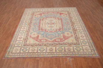 Vegetable Dye Kazak Handmade Area Rug 8x9
